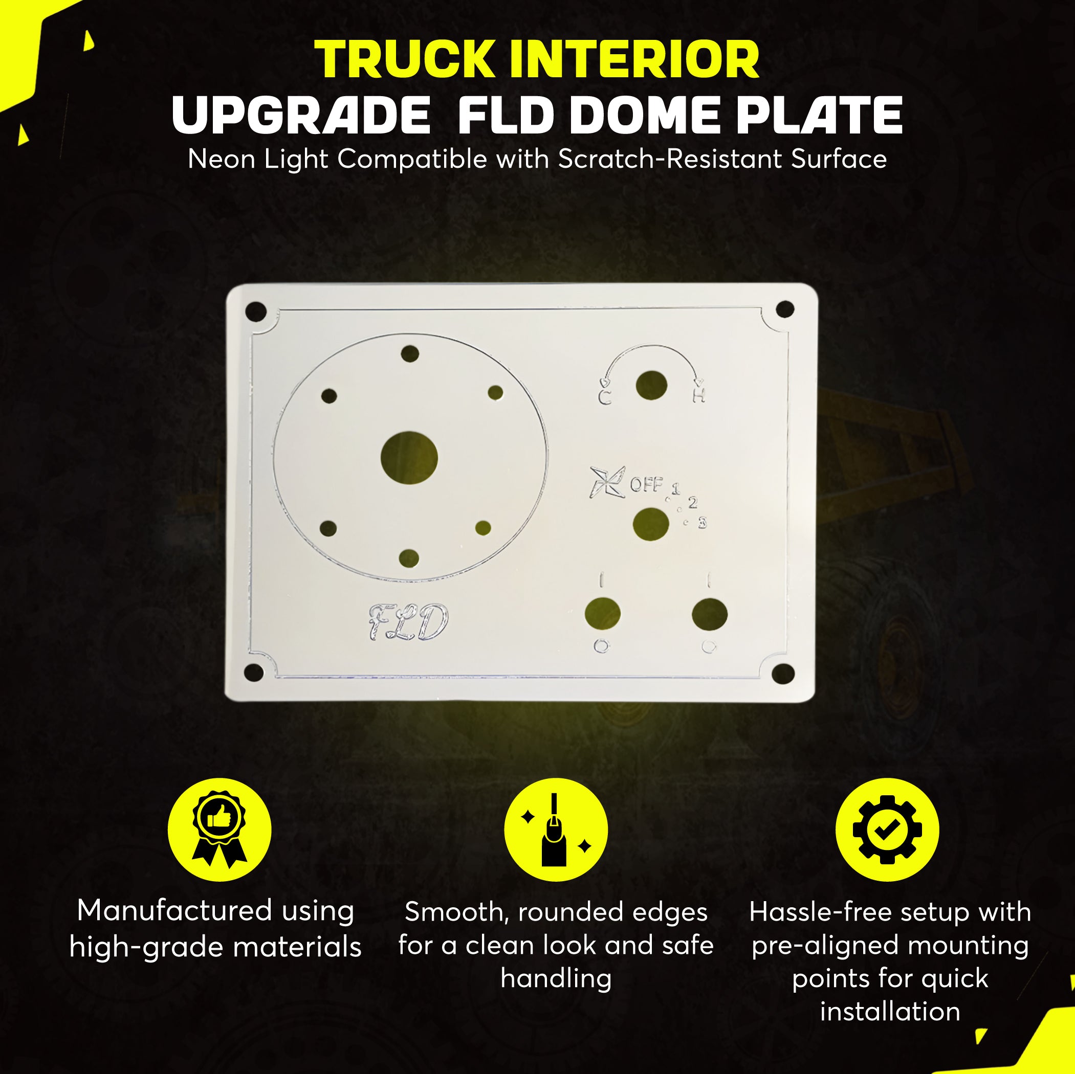 Freightliner FLD Sleeper AC Control Panel Frame – My Store